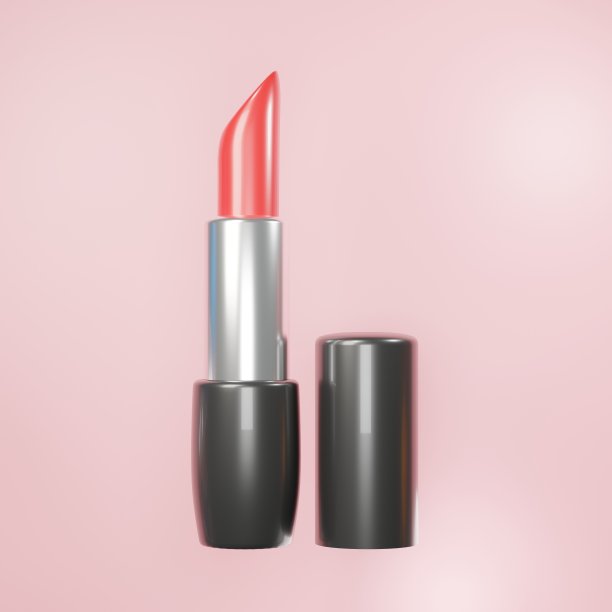 3d渲染化妆品图标在干净的背景模拟和网页横幅。卡通接口设计。最小metaverse的概念。图片下载