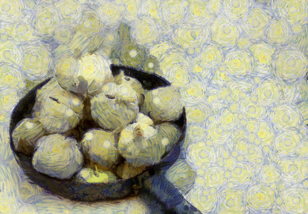 插图创造了一种印象派的绘画风格。图片下载