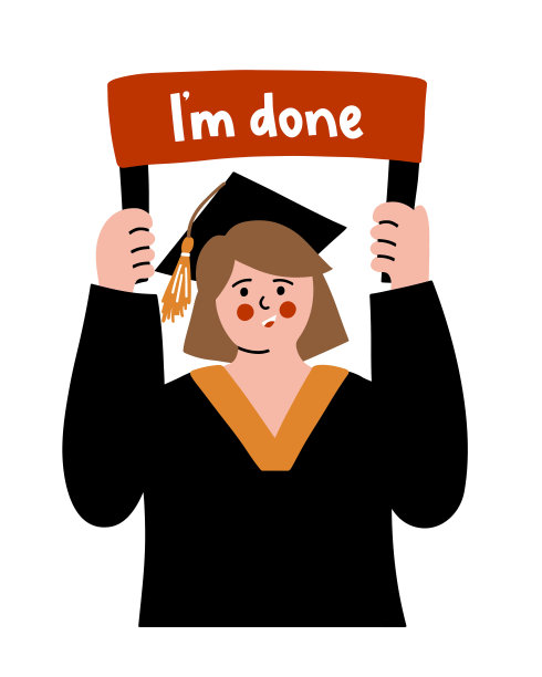 毕业生举着牌子图片下载