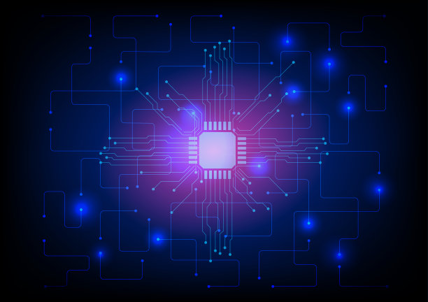 电路抽象技术背景图片下载