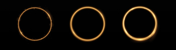 光金色的漩涡图片下载