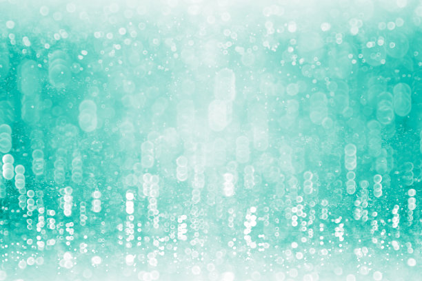 蓝绿色绿松石薄荷水绿色闪光圣诞庆祝焦背景生日闪光图案图片下载