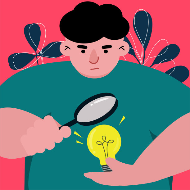 发现概念，搜索概念，发现概念，创造性和聪明思维的概念图片下载