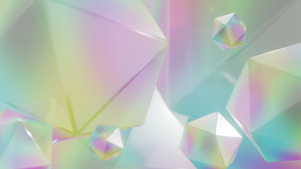 抽象六边形背景模板图片下载