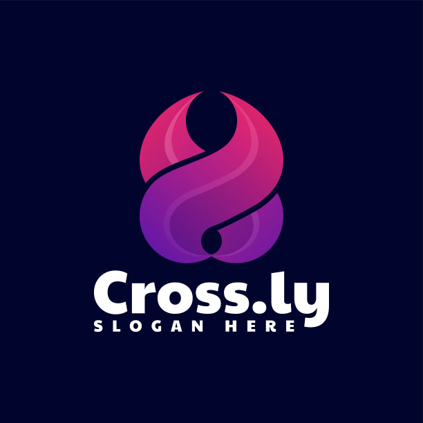 矢量插图交叉渐变彩色风格。图片下载