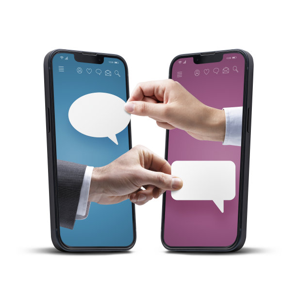 商务人士在网上聊天图片下载