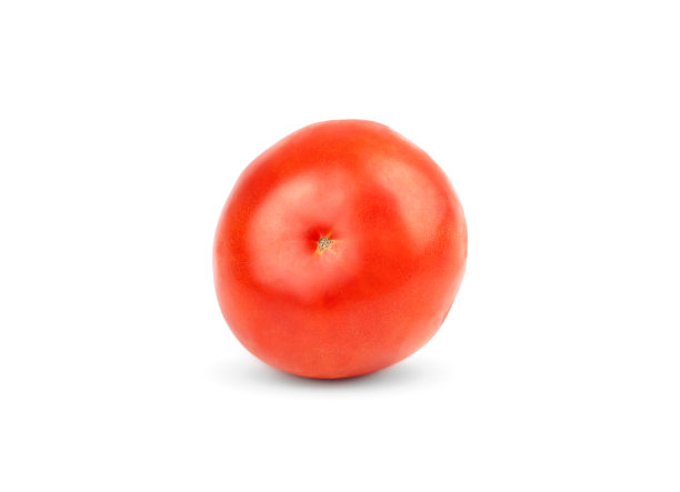 新鲜成熟的番茄蔬菜孤立在白色背景图片下载