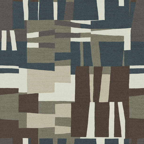 地毯无缝纹理与民族图案，织物质地，垃圾背景，波西米亚风格的图案，3d插图图片下载