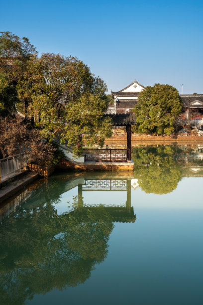 江南风格的传统园林图片下载