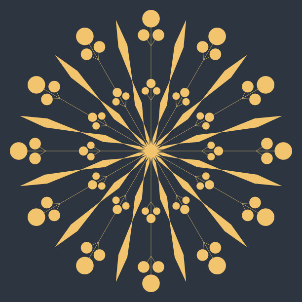 闪光致敬雪花，单星水晶图标，矢量插图装饰设计图片下载