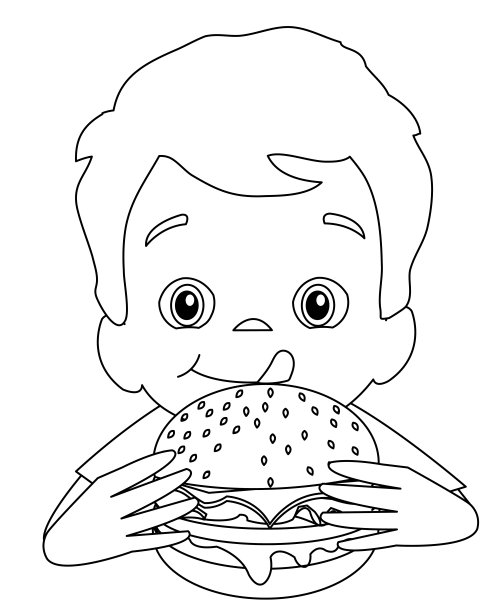 儿童图片着色插图图片下载