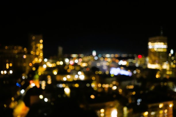 城市街道夜景图片下载