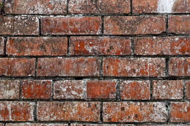 明亮的老红砖墙作为美丽的阁楼风格的背景外部的工业厂房，公寓和房屋图片下载