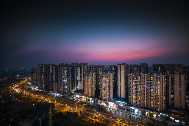 成都黄昏图片下载