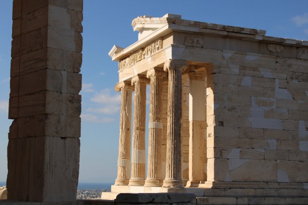 希腊历史纪念碑。图片下载