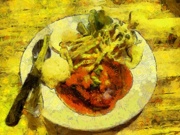 插图创造了一种印象派的绘画风格。图片下载