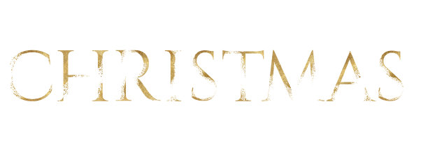 金色闪光字christmas用色散效果隔离插画，喜庆的设计元素图片下载