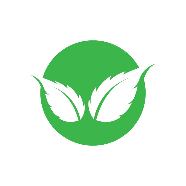 绿叶生态自然元素矢量图标图片下载