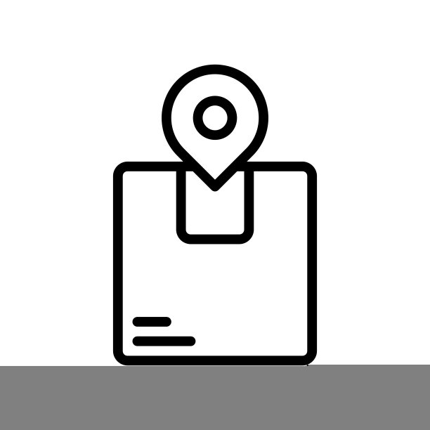 包裹位置图标，用于跟踪货物。图片下载