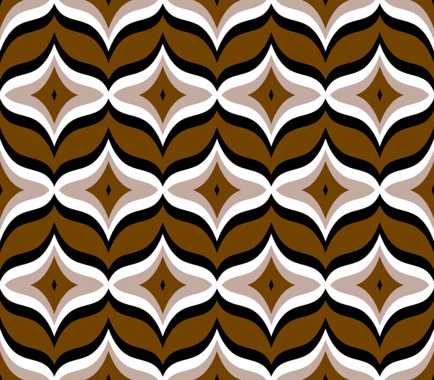无缝的几何图案，复古的印花。图片下载