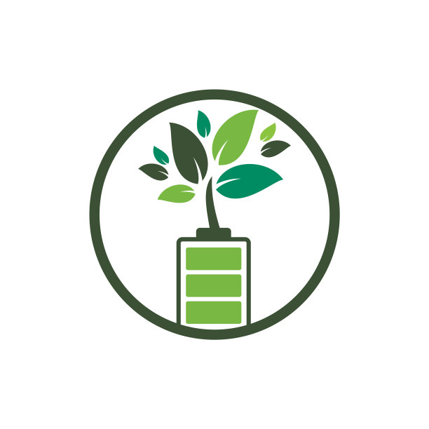 绿色能源标志设计图片下载