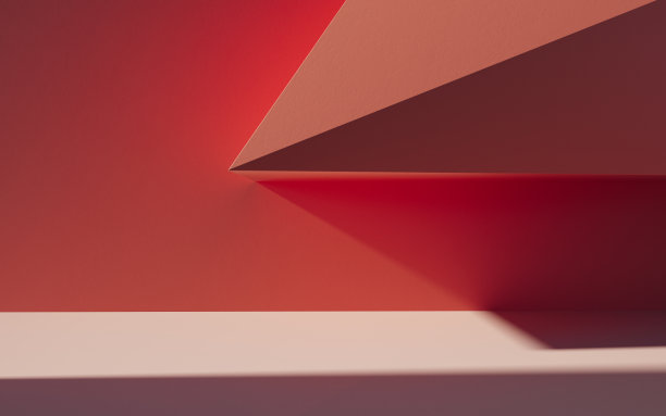 空建筑结构与几何结构，三维渲染。图片下载