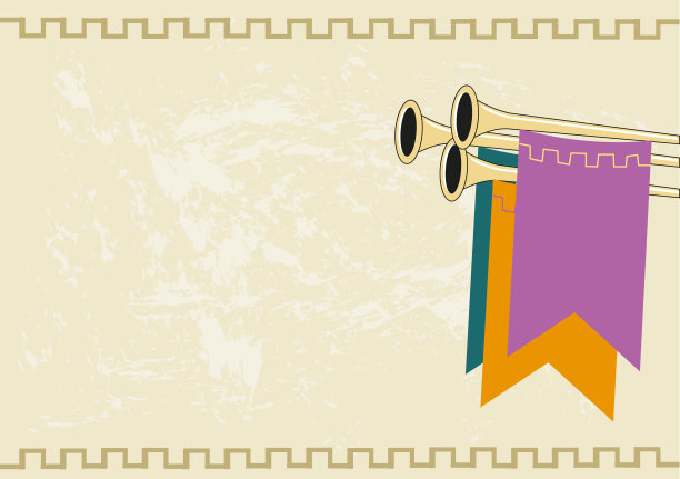 中世纪皇家公告背景。可编辑的剪辑艺术。向量eps10图片下载