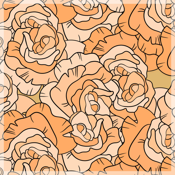 印花手帕，大手帕，围巾，手帕，披肩，颈巾。用于织物、纺织、丝绸制品的带装饰的方格图案。带有抽象花朵的佩斯利矢量。植物的民间窗饰图片下载