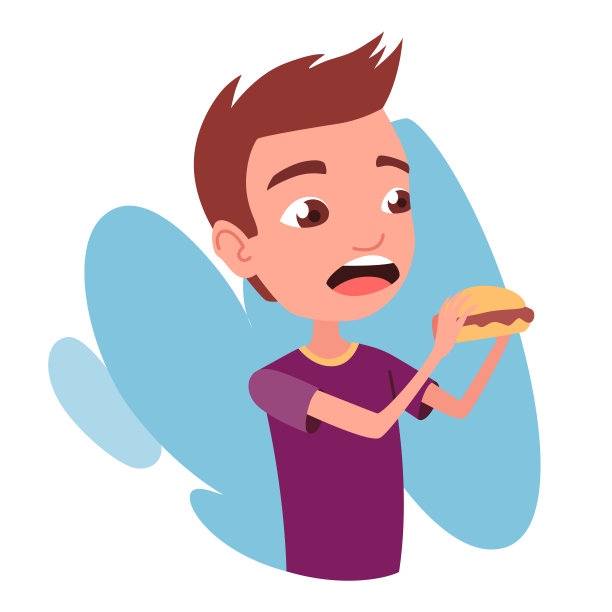 孩子吃早餐或午餐。男孩吃食物。孩子们喜欢的菜肴。营养的饮食习惯图片下载