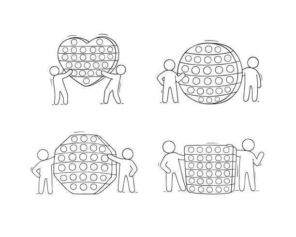 指尖感觉玩具概念。图片下载