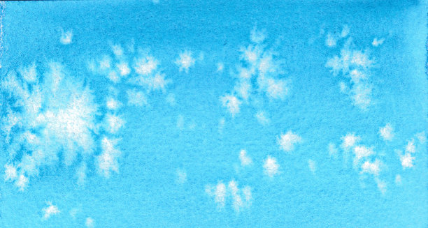 水彩背景是手绘的。图片下载