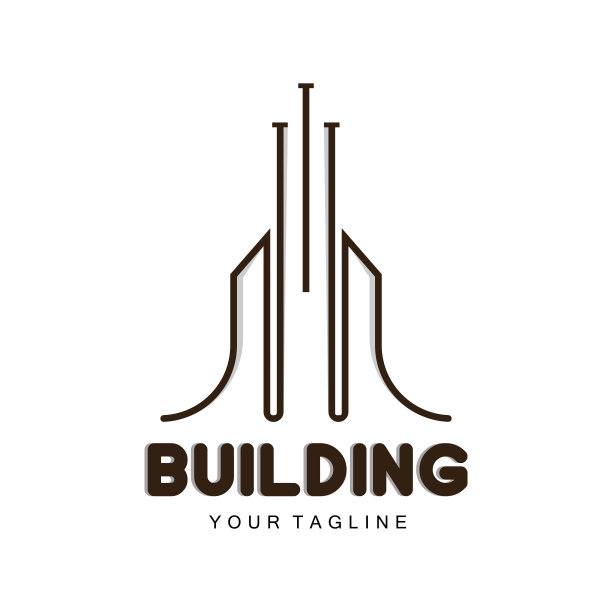 家居设计标志，建筑标志，物业和建筑公司图标图片下载