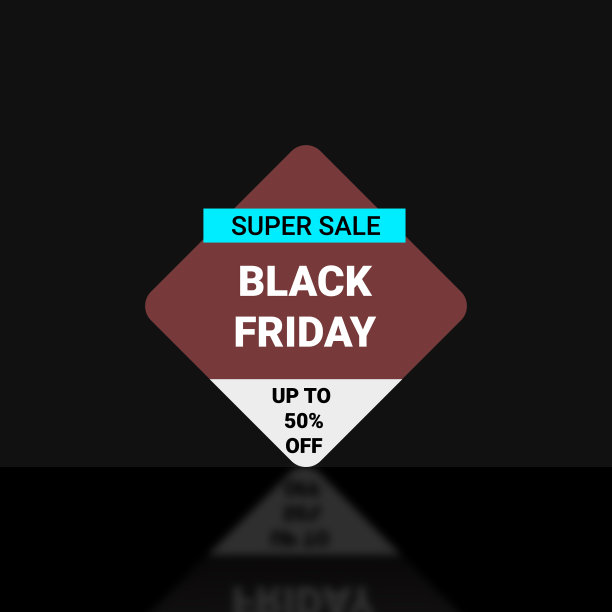 黑色星期五销售背景横幅模板为企业推广矢量插图图片下载