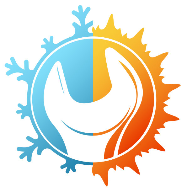 扳手工具太阳和雪花的象征图片下载