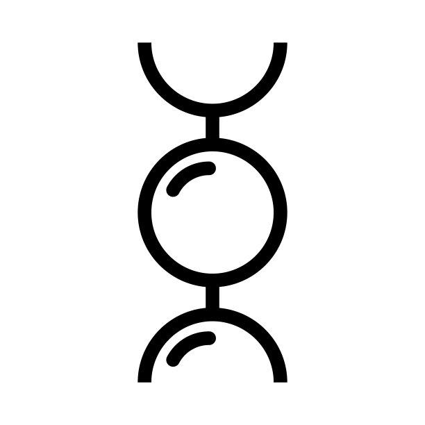 球链线图标矢量插图图片下载