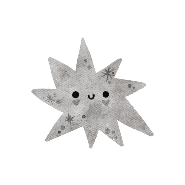 灰色米色手绘水彩托儿所稚气插图剪贴画。有趣快乐的儿童服装系列。图片下载