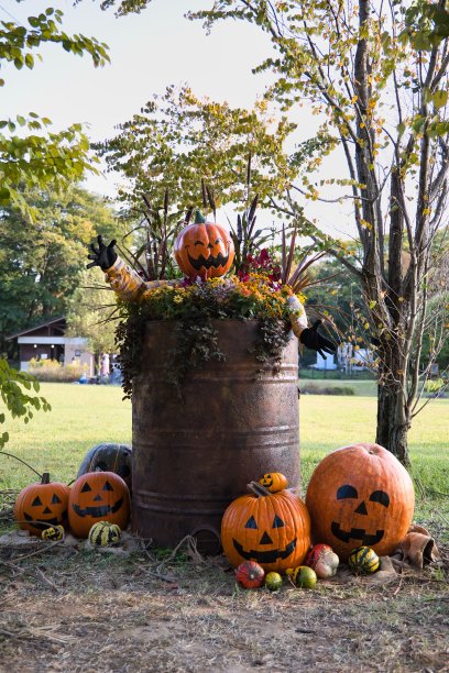 十月有趣可爱的万圣节物品图片下载