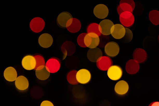 圣诞灯。丰富多彩的抽象背景。散景背景。图片下载