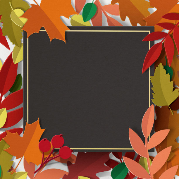 秋天的旗帜图片下载