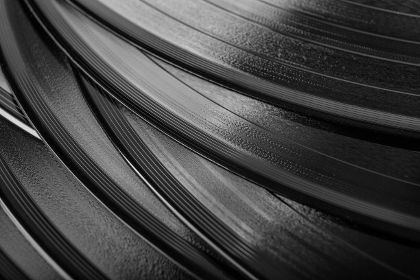 有录制音乐的黑胶唱片图片下载