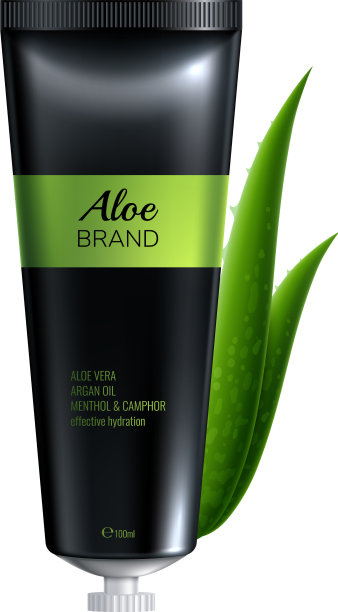 现实的芦荟膏图片下载