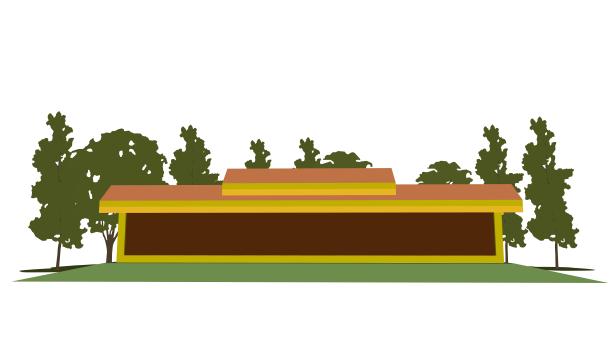 建筑工程三维插图图片下载