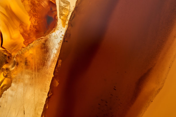 摘要宝石的原始黄色矿物晶体纹理材料。图片下载