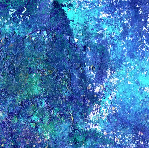 抽象的蓝色寒冷背景。图片下载