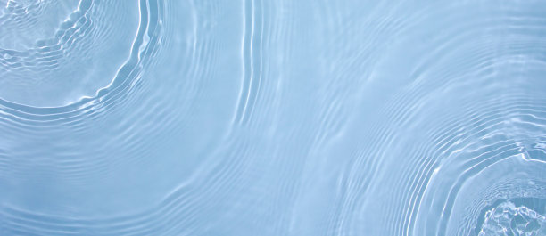 透明的蓝色清澈平静的水面波质感图片下载
