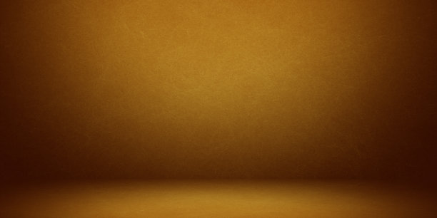 黄色和橙色的工作室背景，乏味的横幅和空墙图片下载