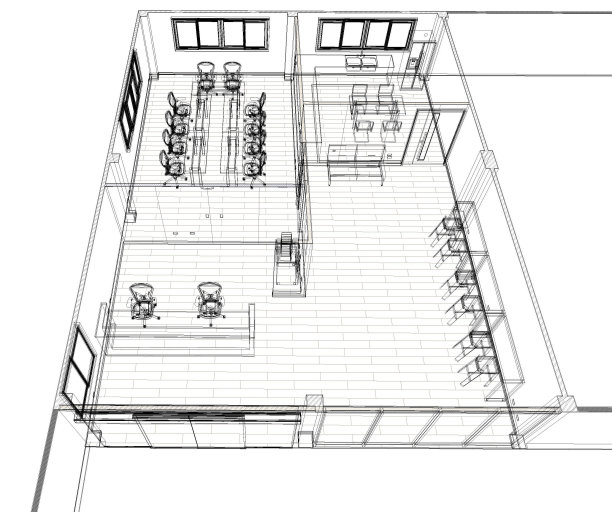 建筑工程三维插图图片下载