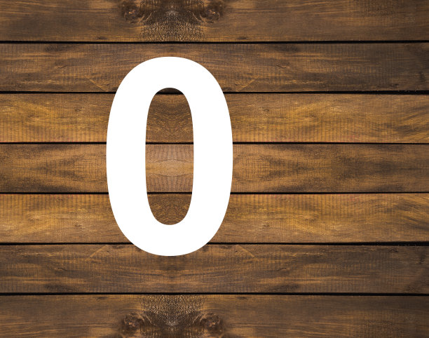 零在木制背景上的白洞图片下载