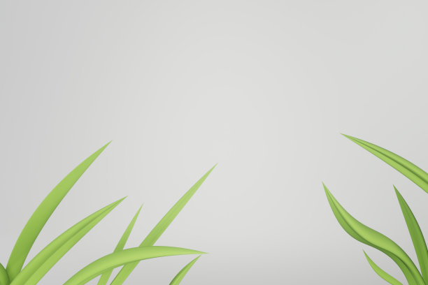 白色背景下的绿色植物。横向横幅与三维渲染芦荟在宏观。新鲜多汁的芦荟叶在白色背景为皮肤，头发和保健产品设计。图片下载