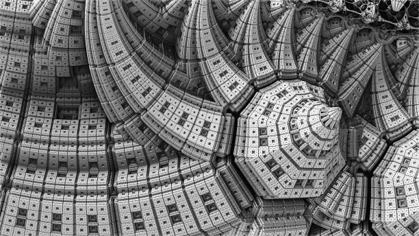 抽象的背景，奇异的白色金属结构图片下载